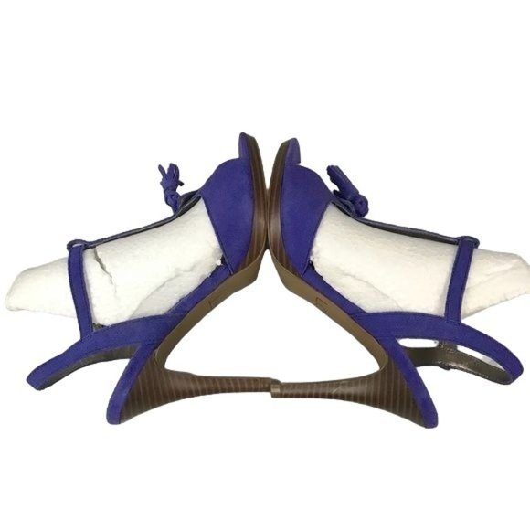 LOFT 5.5 suede tassels-strap heels blue - Picture 5 of 8